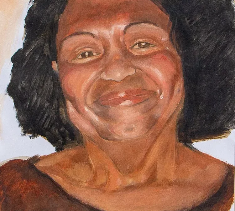 Femme au sourire
