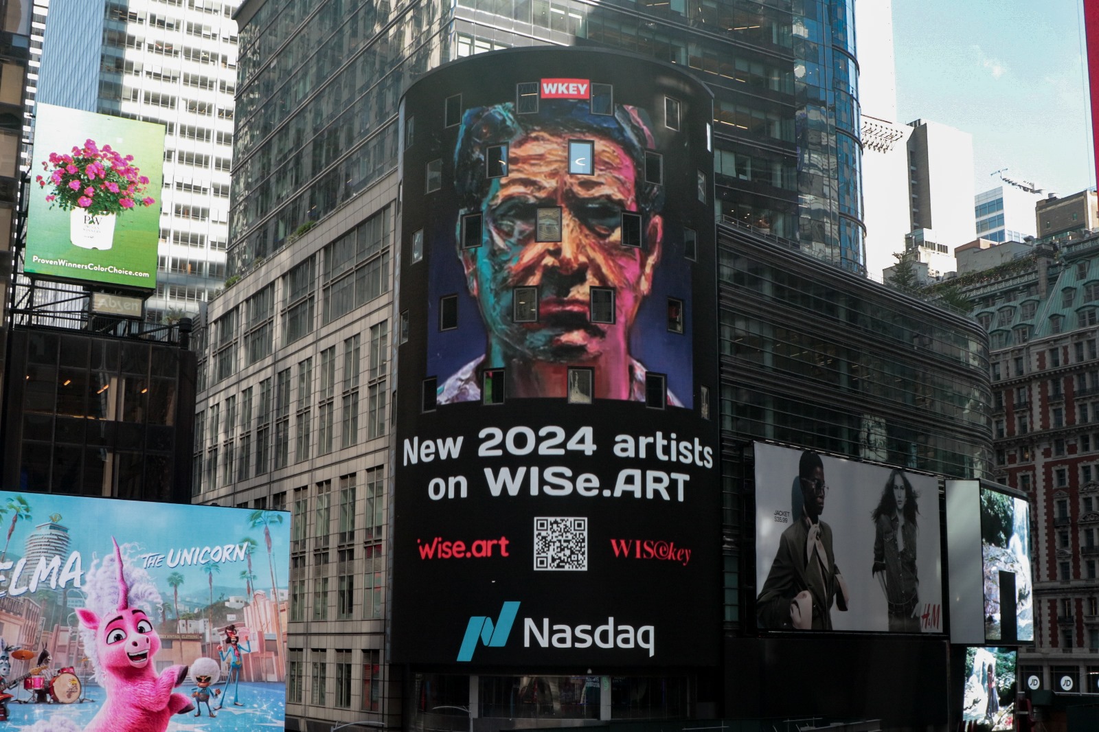 Cristobal à Times Square NYC
